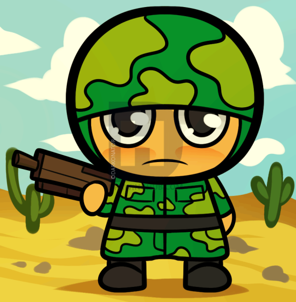 Рисунок солдату