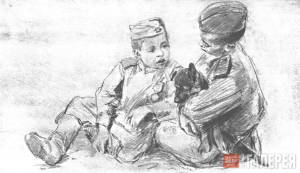 Солдат рисунок по пояс