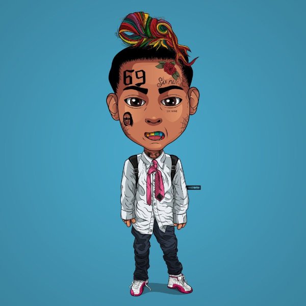Моргенштерн арт 6ix9ine