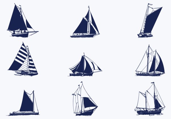 Лодка контур