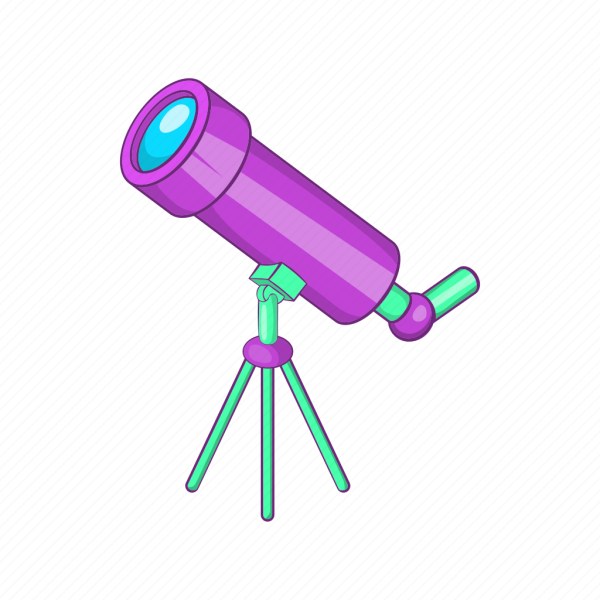 Подзорная труба мультяшный