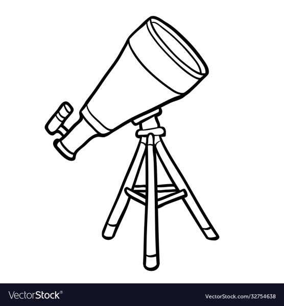 Телескоп раскраска