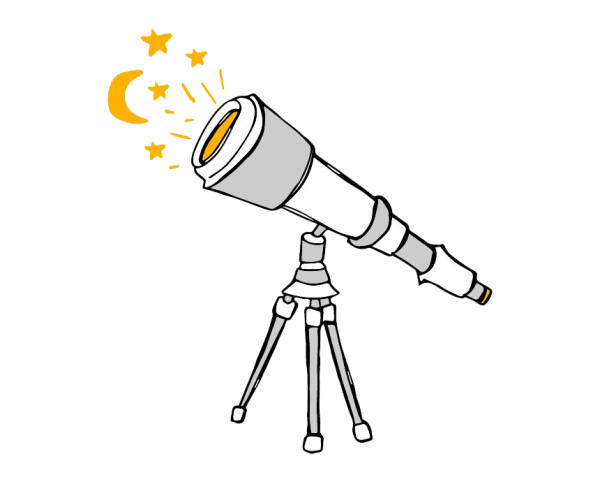 Телескоп мультяшный