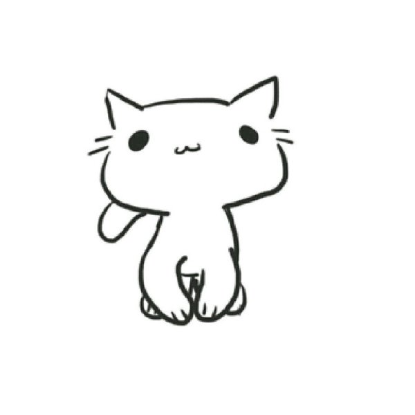 Кошки маленькие рисунки для срисовки