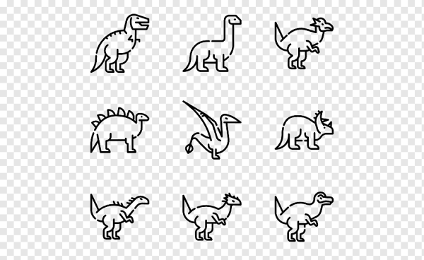 Динозаврик тату эскиз маленький