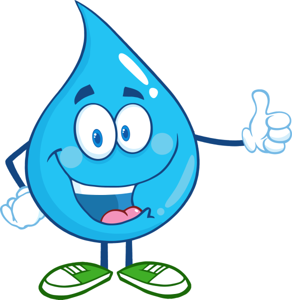 Веселая капля воды