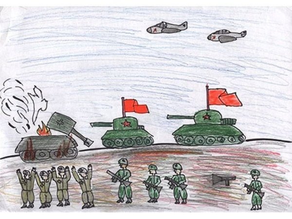 Рисунки на военную тему