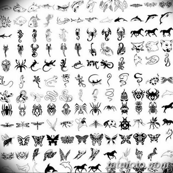 Маленькие Татуировки эскизы