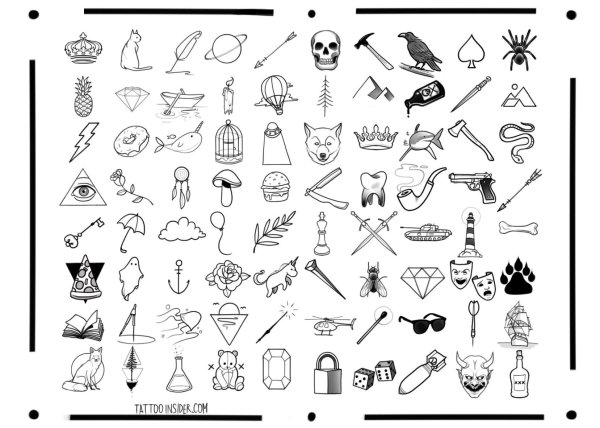 Татум маленькие эскизыы