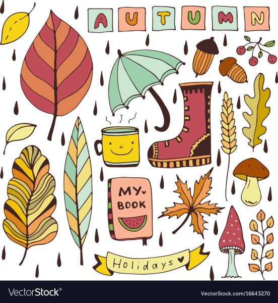 Осень раскраска для детей