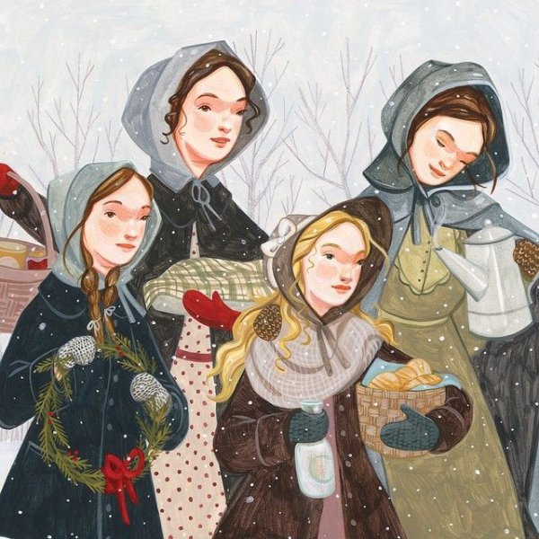 Луиза Мэй Олкотт маленькие женщины иллюстрации