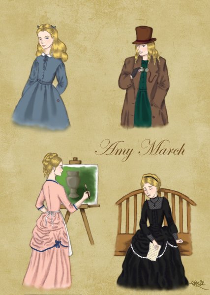 Эми Марч маленькие женщины арт