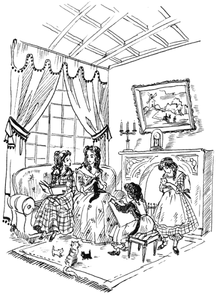 Луиза Олкотт иллюстрации