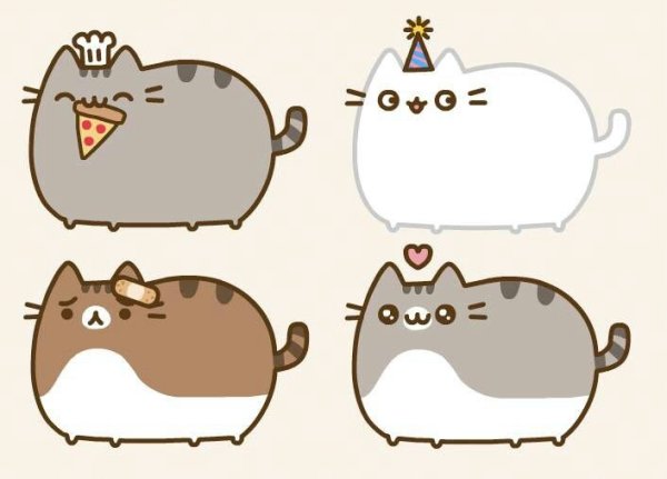 Рисунки для срисовки лёгкие Пушины