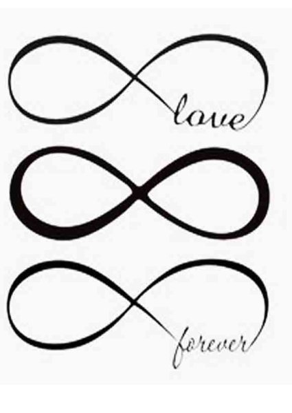 Знак бесконечности тату эскиз