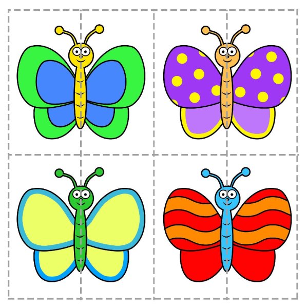 Дорисовать вторую половину рисунка