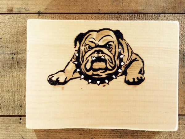 Выжигание по дереву автомобиль