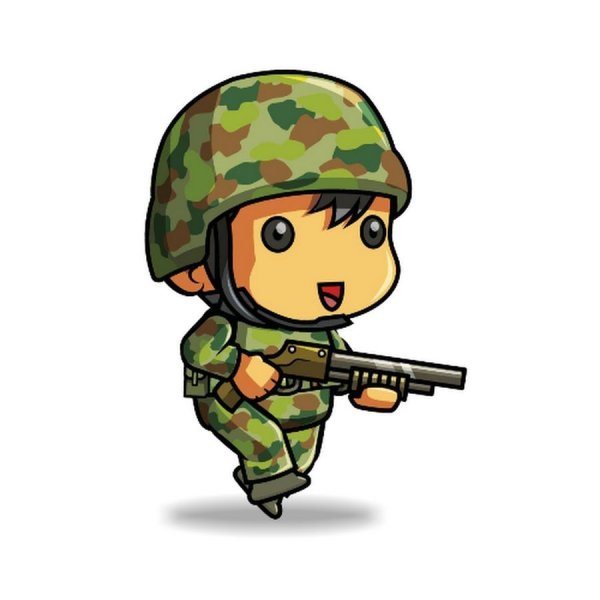 Нарисовать солдата