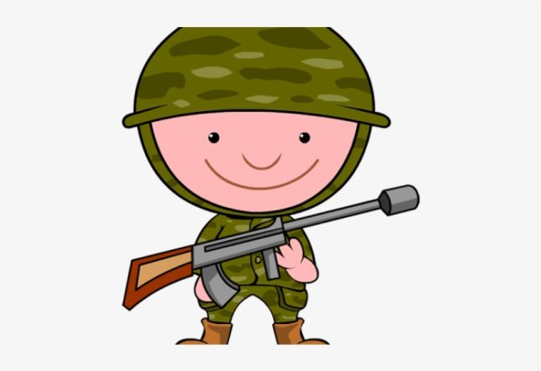 Солдат с ребенком