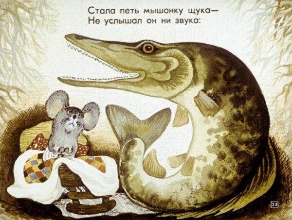 Маршак сказка о глупом мышонке щука