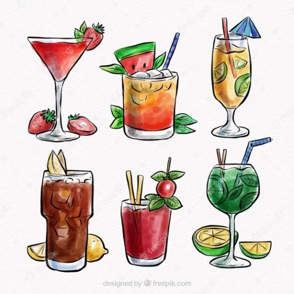 Коктейль для рисования