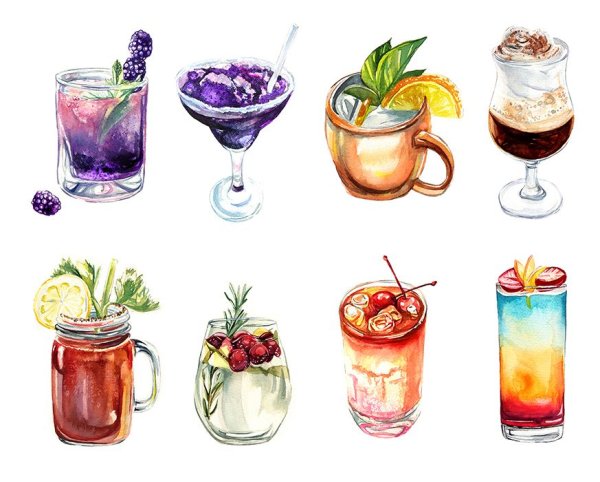 Напитки рисунок