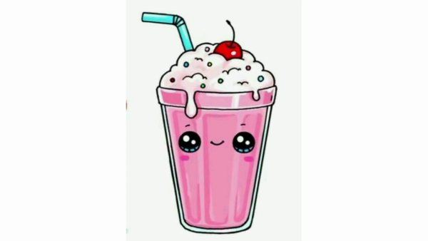 Молочные коктейли для срисовки