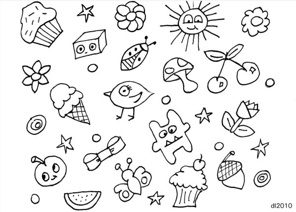 Маленькие рисуночки легкие