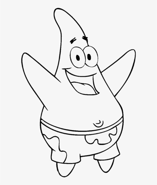 Рисунок Патрика из Спанч Боба