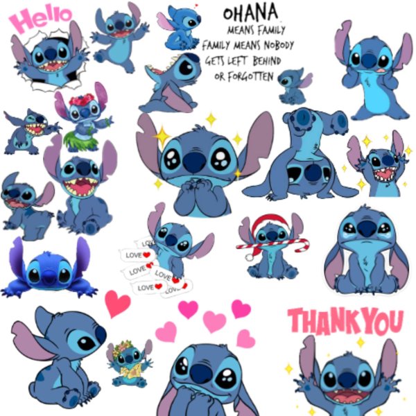 Вышивание крестиком Стич