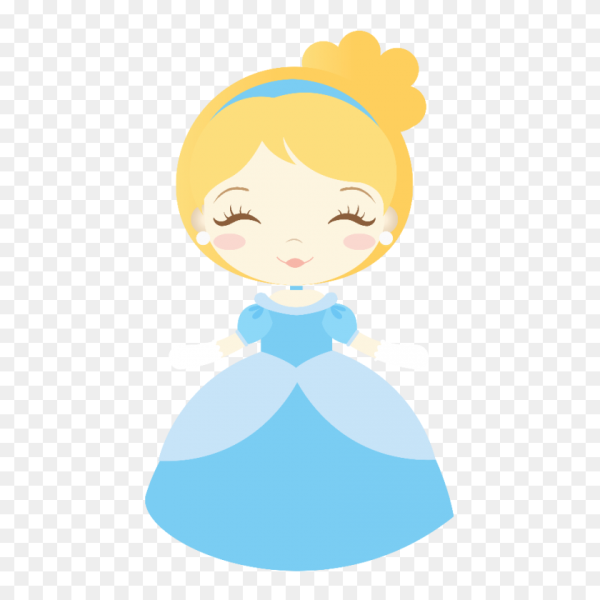 Кавайные принцессы Диснея Золушка