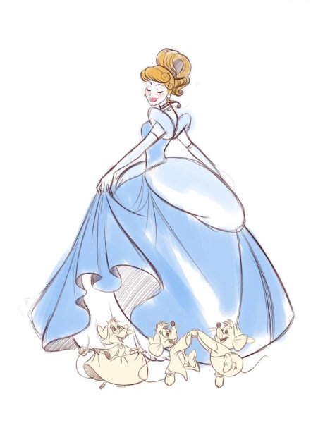 Золушка рисунок