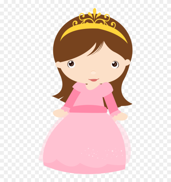 Маленькая принцесса на белом фоне