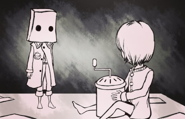 Little Nightmares 2 mono and Six арт