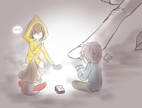 Little Nightmares шестая и беглец арт