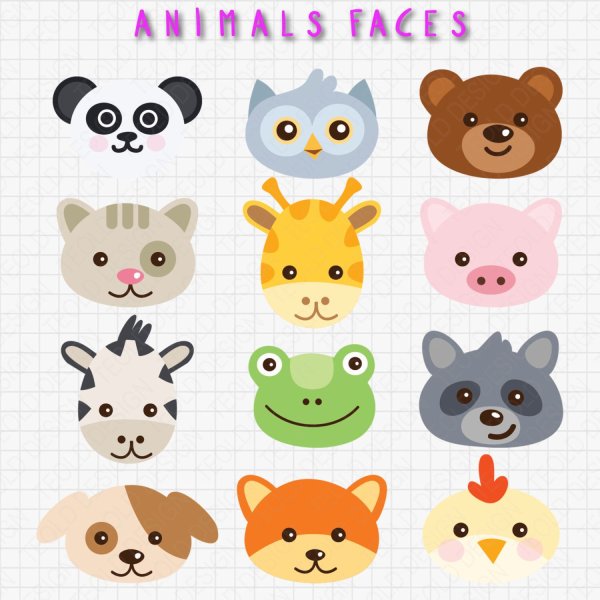 Милая еда с мордочками