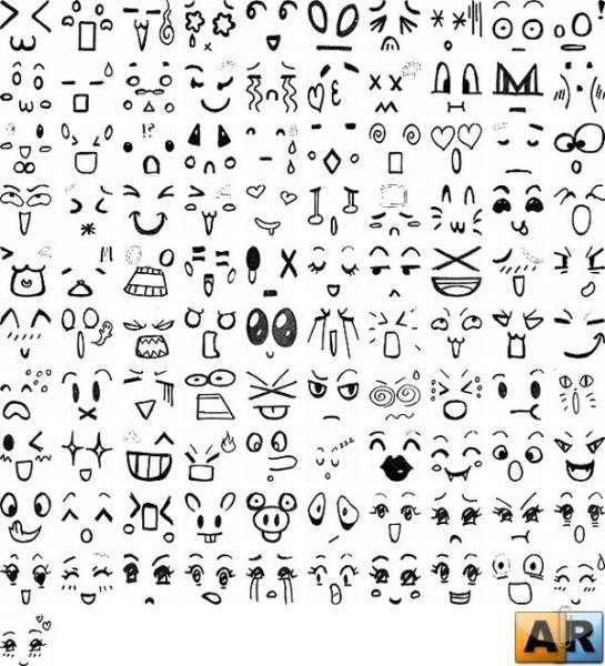 Наклейки контур