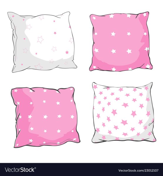 Мягкая подушка вектор