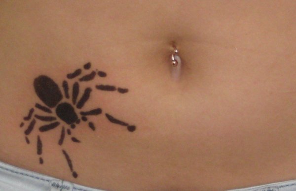 Рисунки на теле легкие