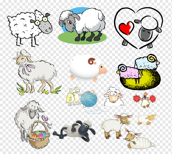 Барашек рисунок для детей