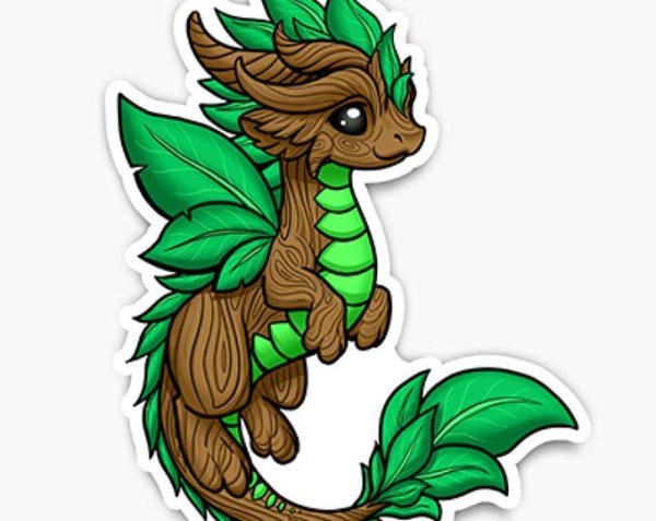 Эскиз дракончика маленький