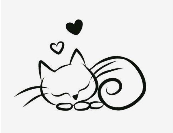 Котик эскиз