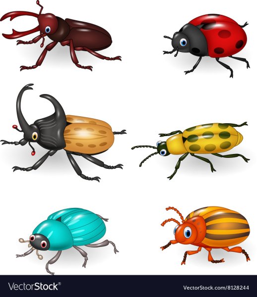 Мультяшные жуки для детей