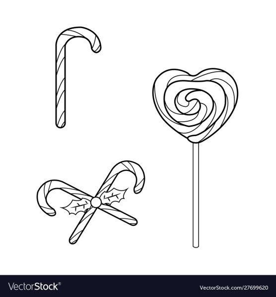 Нарисовать маленькие конфетки