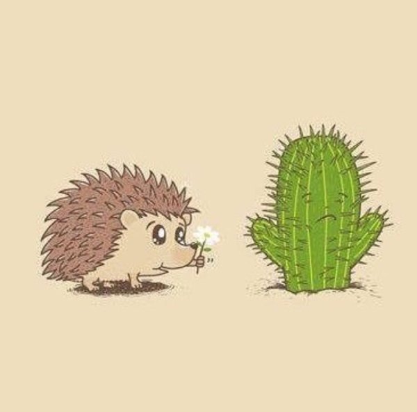 Ежик мультяшный
