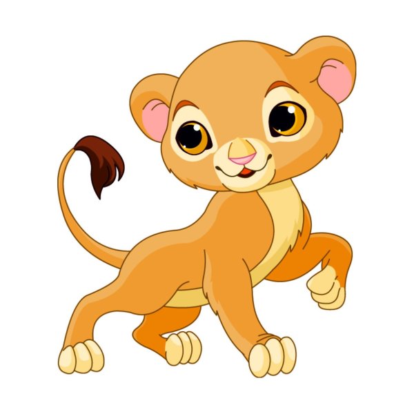 Львенок мультяшный