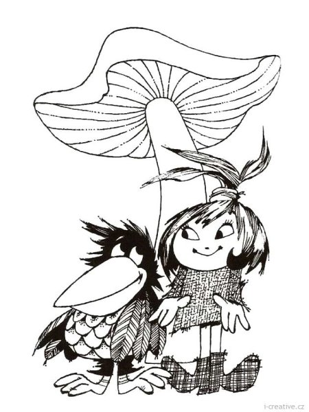 Маленькая баба Яга Пройслер рисунок