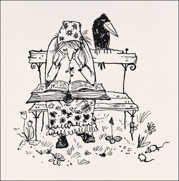 Маленькая баба Яга Пройслер раскраска