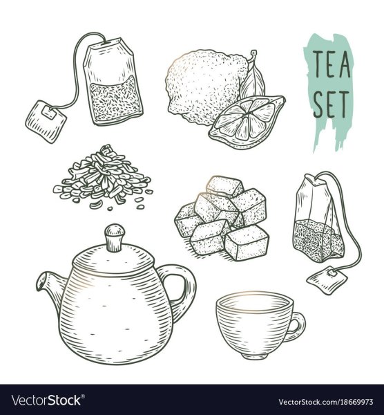 Зарисовки карандашом с чаем