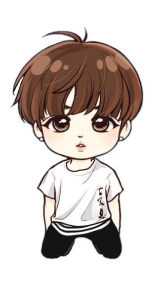 БТС Чонгук мультяшный